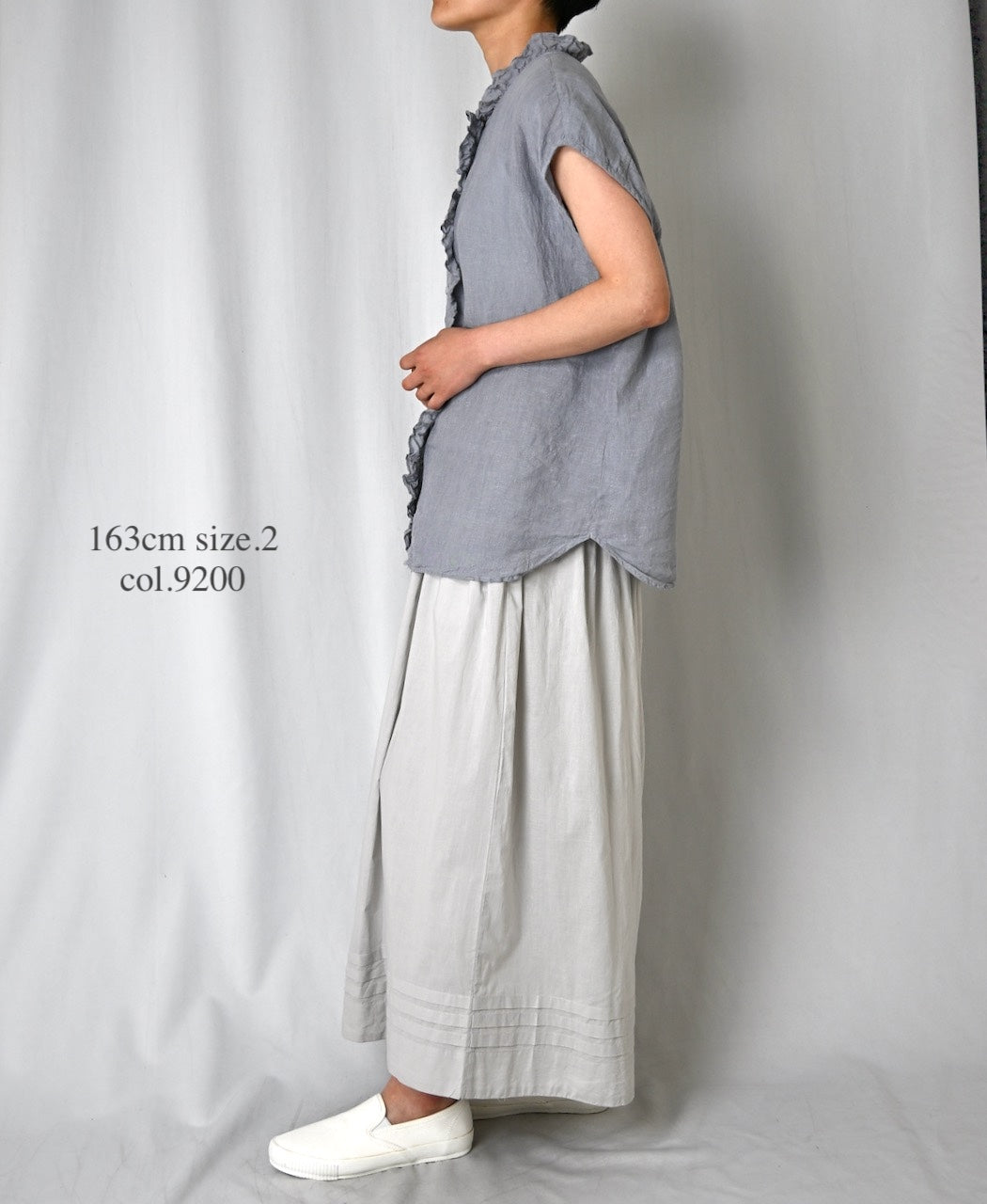 NSL26005 60s CAMBRIC PLAIN CULOTTES