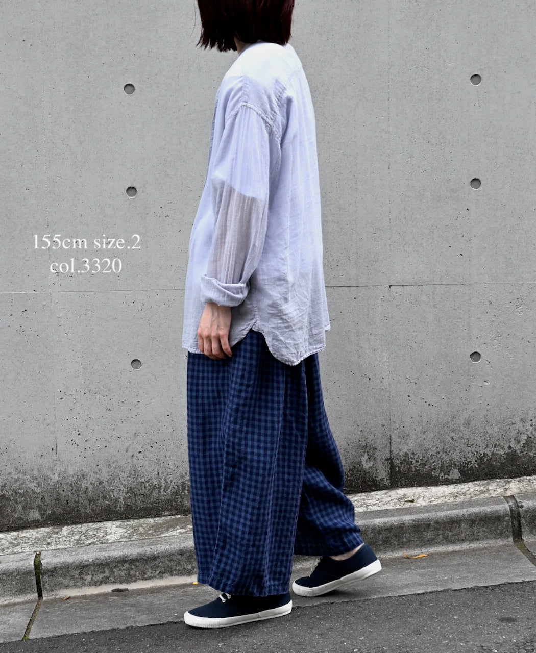 INAM2641GD 60s SINGLE GAUZE PLAIN OVERDYE UTILITY BANDED COLLAR SHIRT
