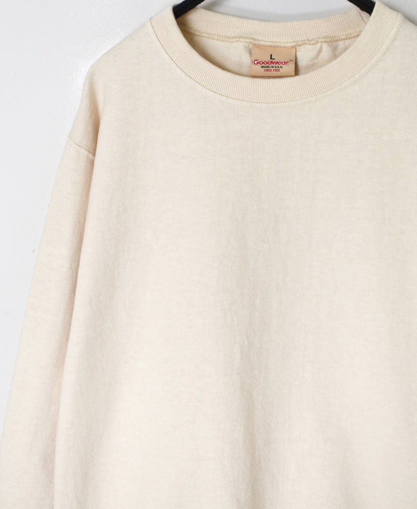 NGW9951 7.2oz HEAVY WEIGHT COTTON CREW NECK L/SL WITH CUFF&HEM RIB