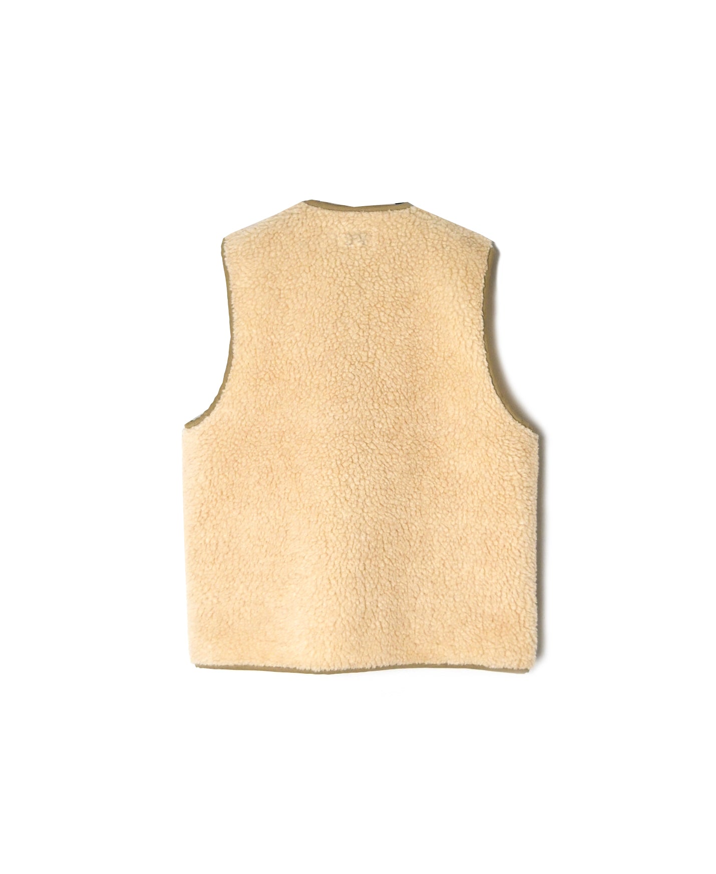 ADNAM2651 ZIP-UP FLEECE NO COLLAR VEST
