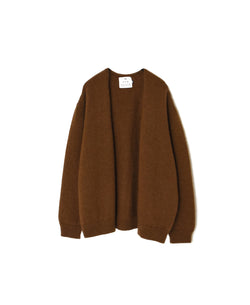 CHT2552 MOHAIR NO-BUTTON CARDIGAN
