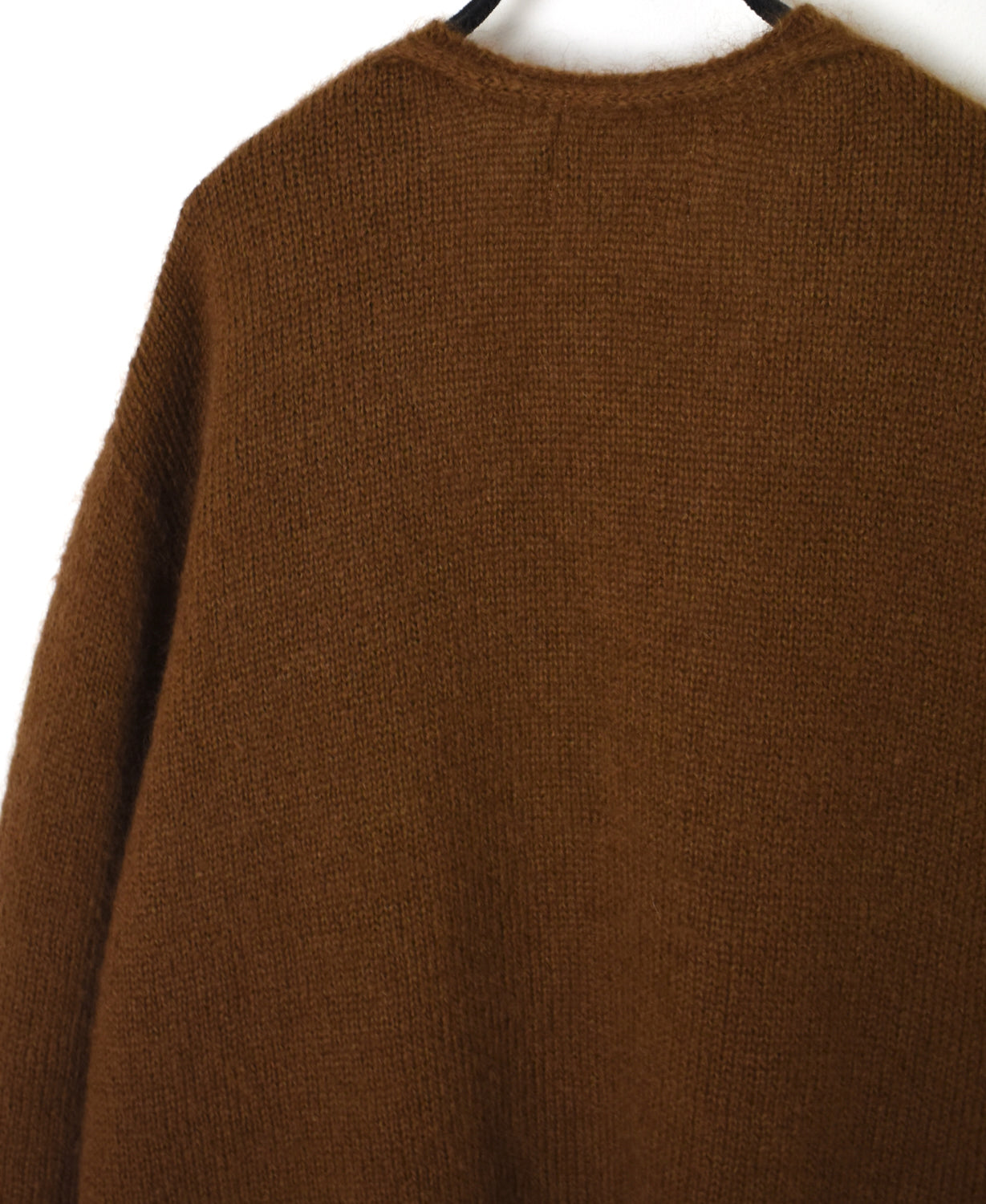 CHT2552 MOHAIR NO-BUTTON CARDIGAN