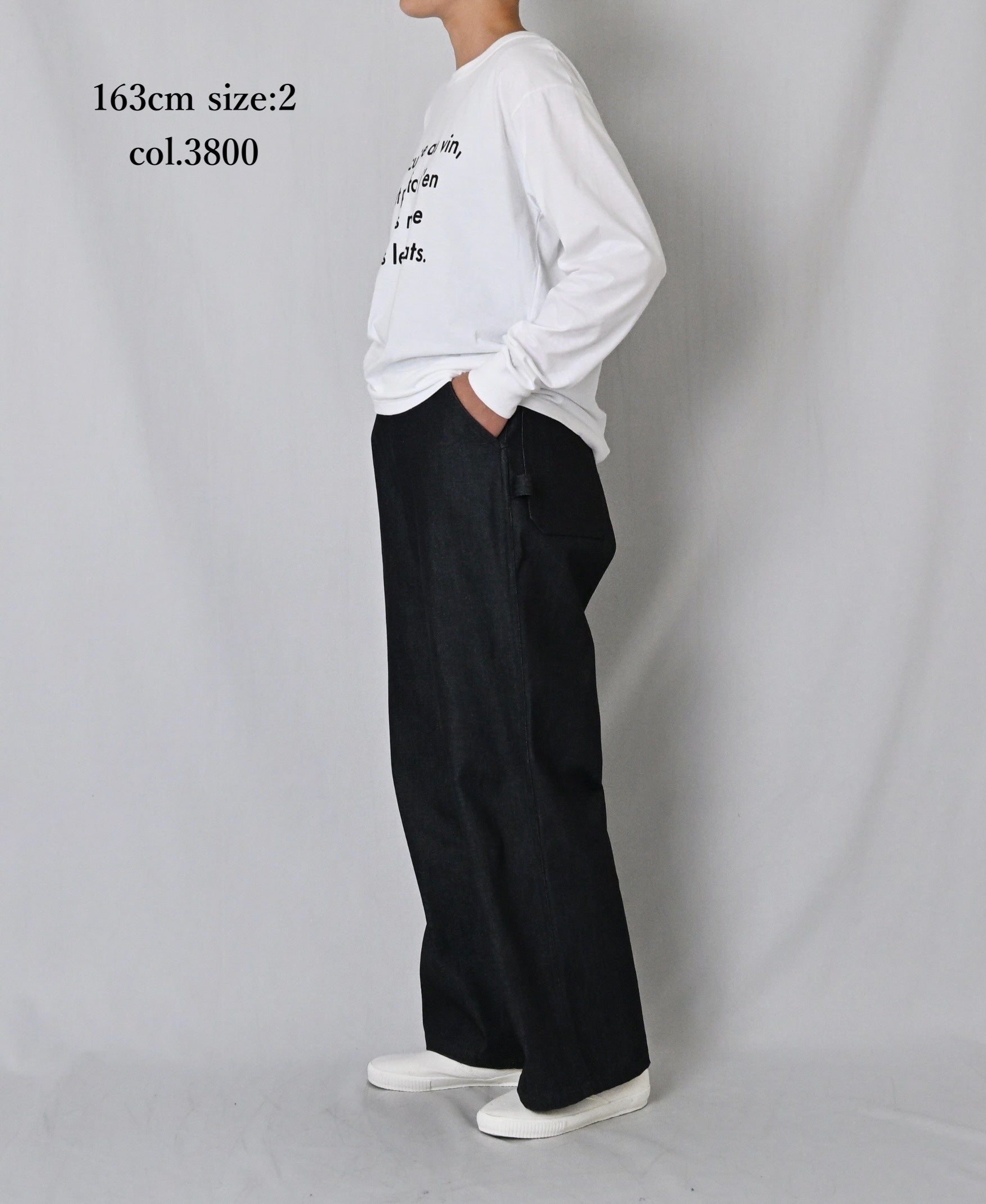 GNAM2651 13oz NATURAL SLUB DENIM PAINTER PANTS