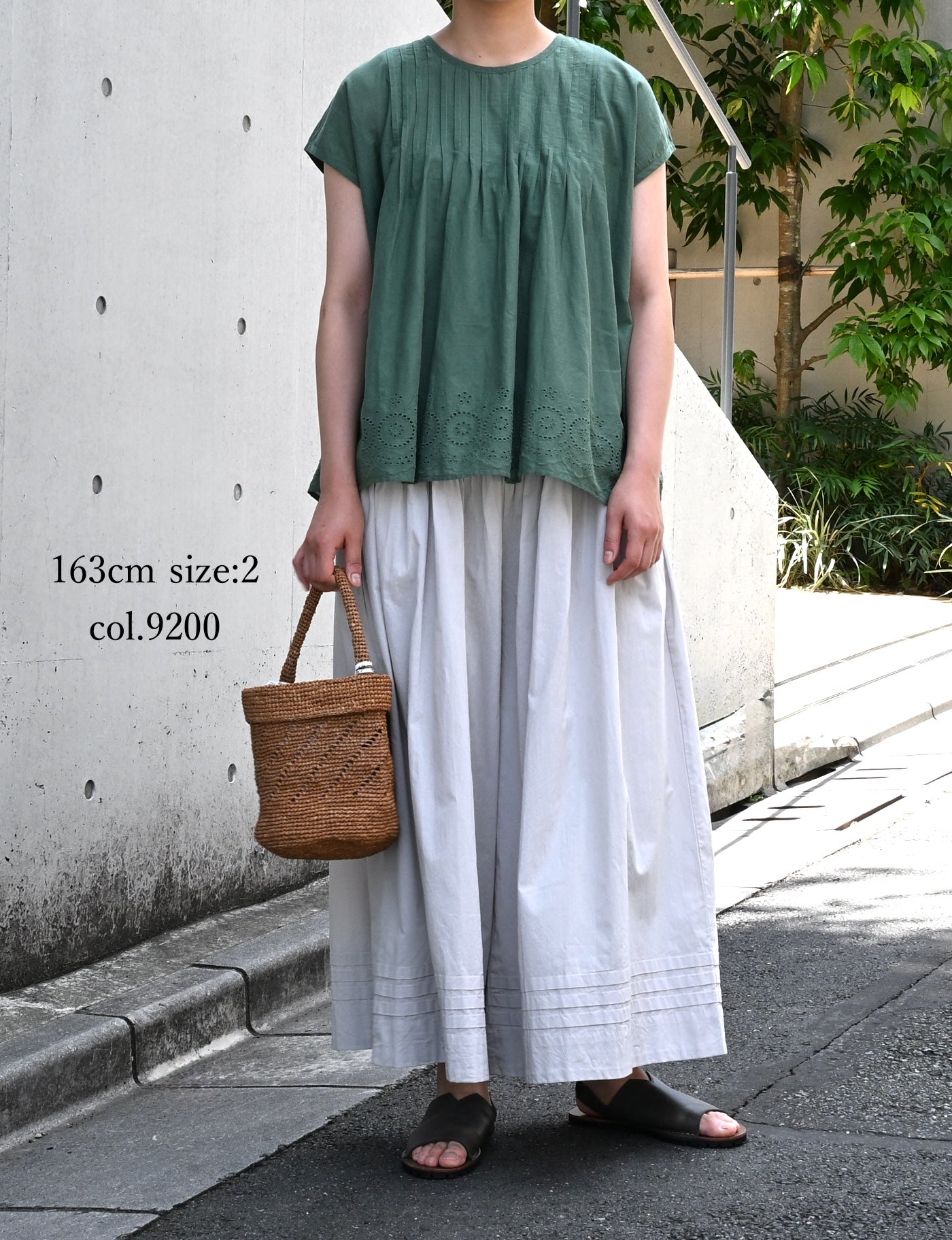 NSL26005 60s CAMBRIC PLAIN CULOTTES