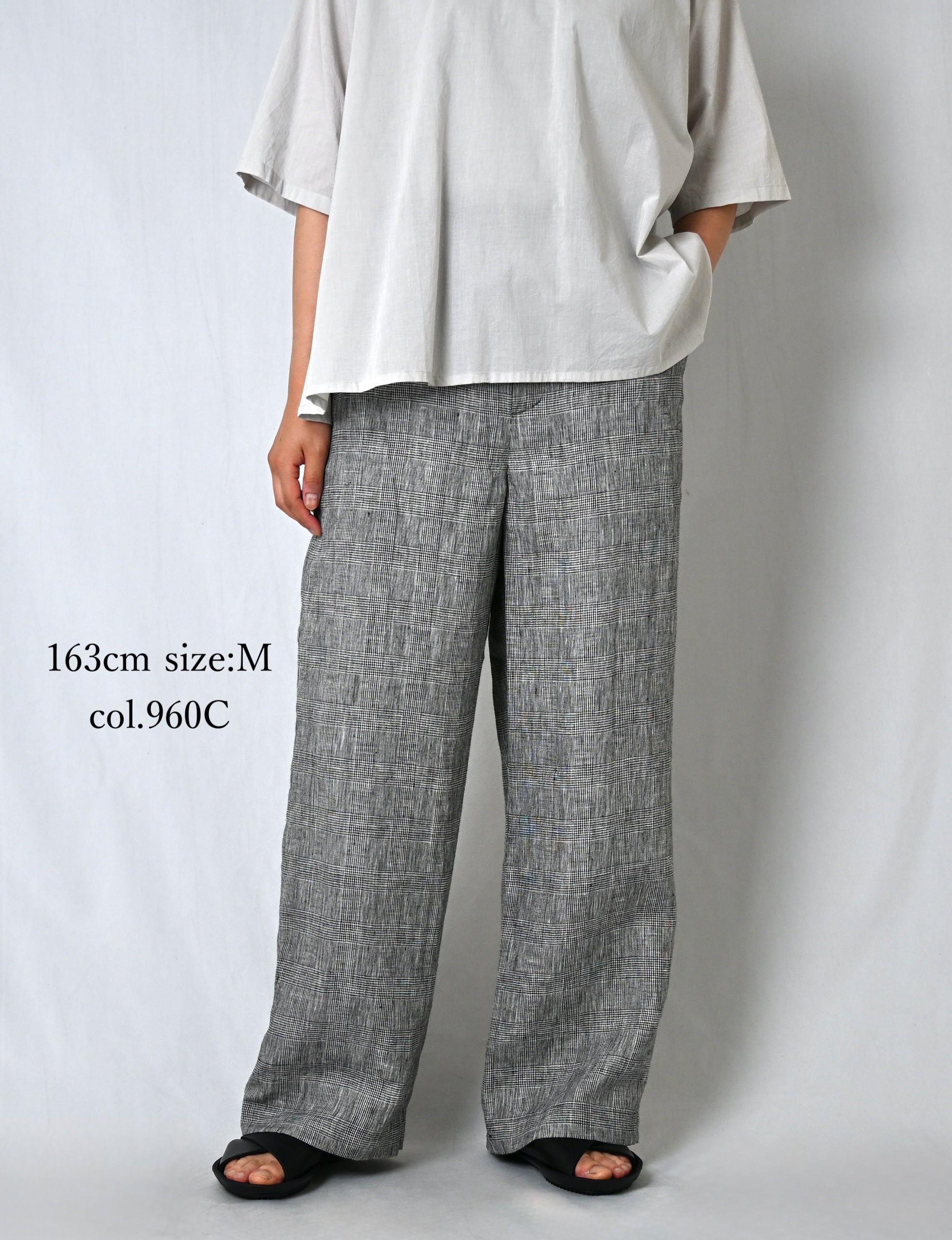 NOD2401 ILISH LINEN TROUSERS
