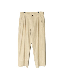 GNAM2612 COTTON/LINEN HERRINGBONE ONE-TUCK PNATS