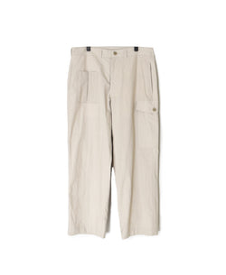 GNHT2601CLP COTTON/LINEN PLAIN WORK PANTS