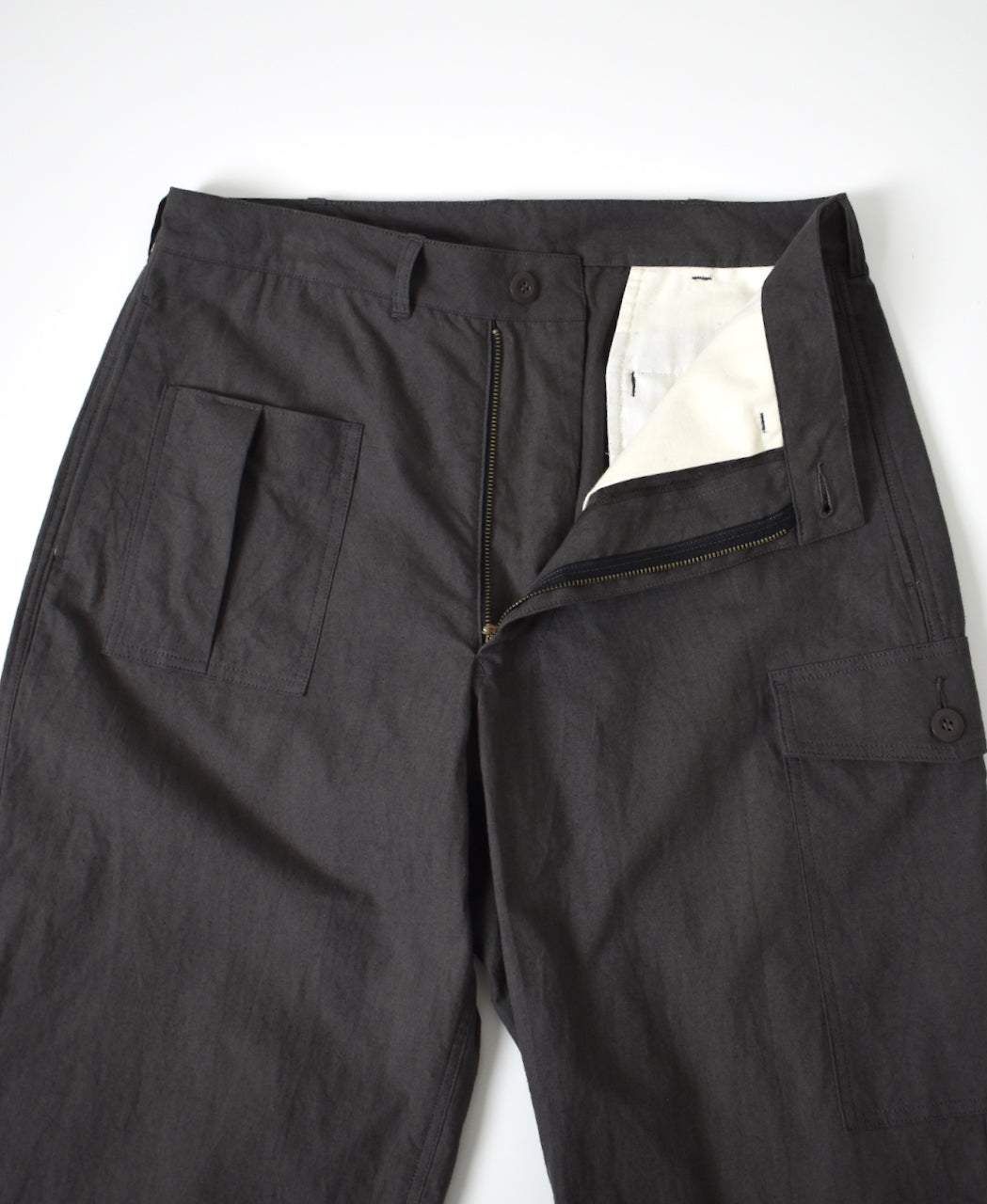 GNHT2601CLP COTTON/LINEN PLAIN WORK PANTS