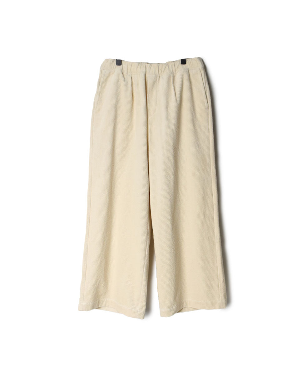 GNMDS2052CR 8WALE CORDUROY EASY WIDE PANTS