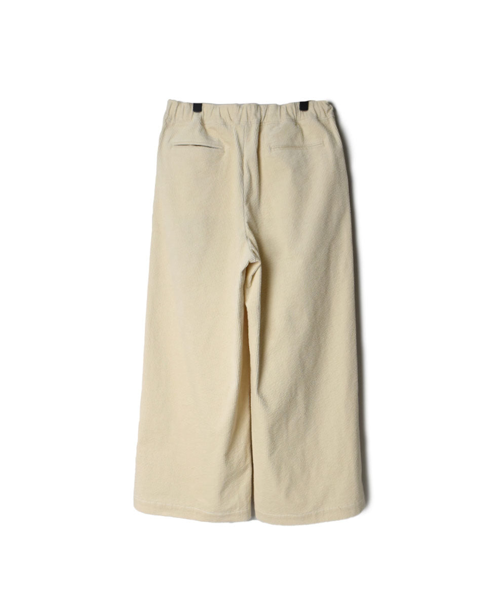GNMDS2052CR 8WALE CORDUROY EASY WIDE PANTS