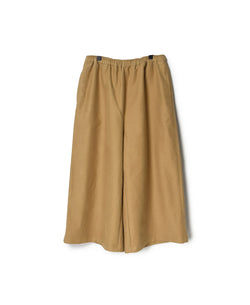 GNMDS2062CS COTTON SUEDE EASY WIDE PANTS