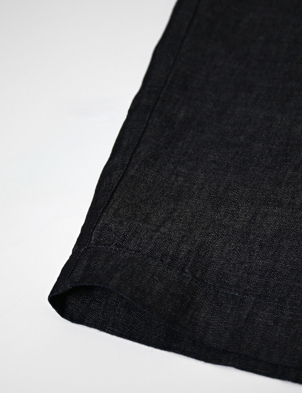 GNMDS2501CL 5.1oz WASHED COTTON/LINEN DENIM 2TUCK TAPERED EASY PANTS