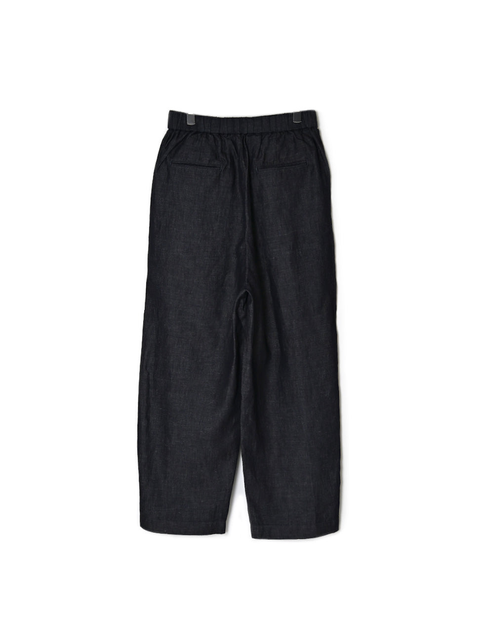 GNMDS2501CL 5.1oz WASHED COTTON/LINEN DENIM 2TUCK TAPERED EASY PANTS