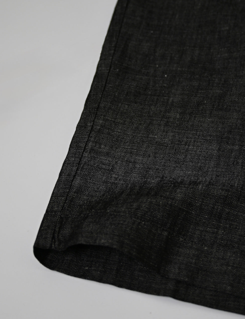 GNMDS2501CL 5.1oz WASHED COTTON/LINEN DENIM 2TUCK TAPERED EASY PANTS