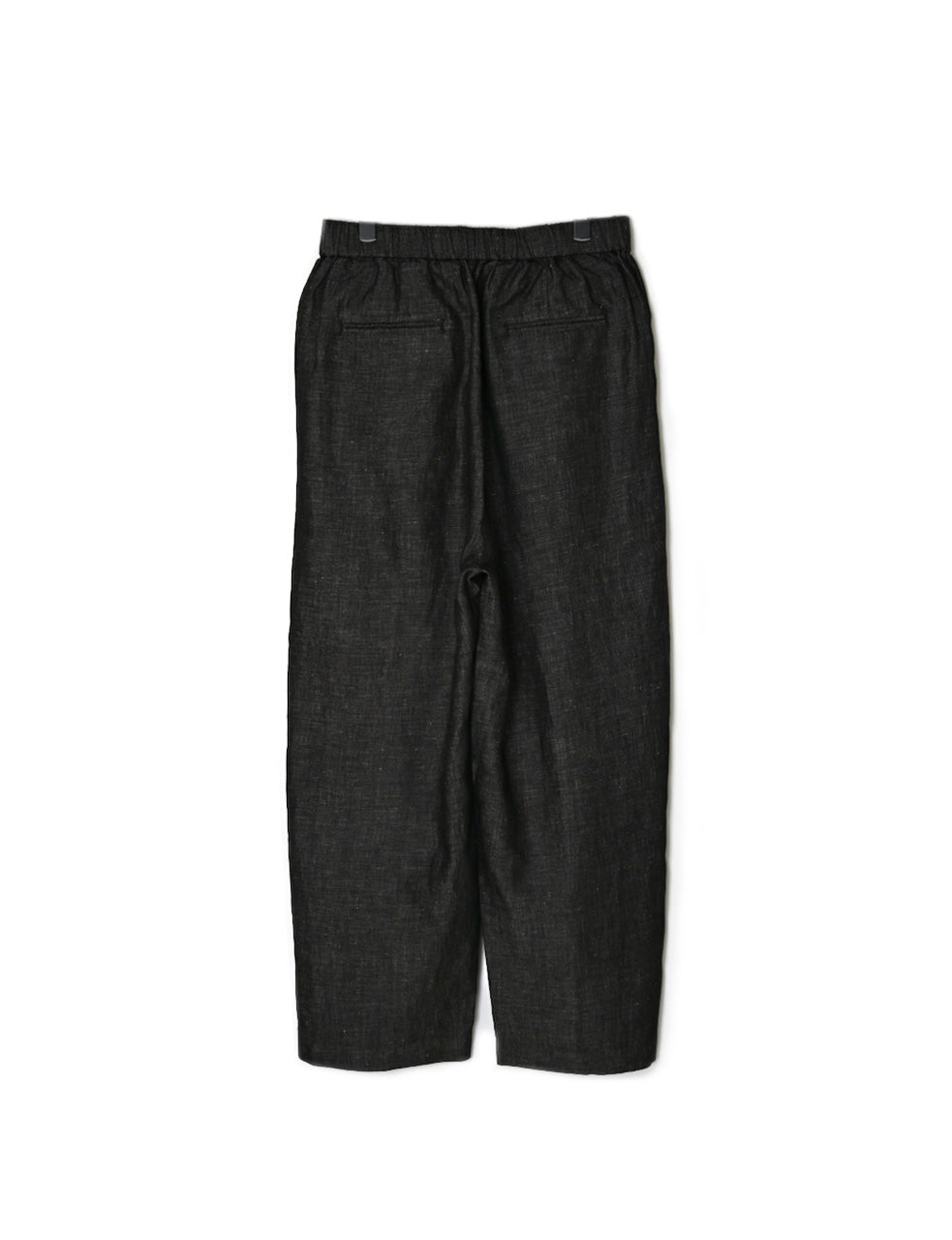 GNMDS2501CL 5.1oz WASHED COTTON/LINEN DENIM 2TUCK TAPERED EASY PANTS
