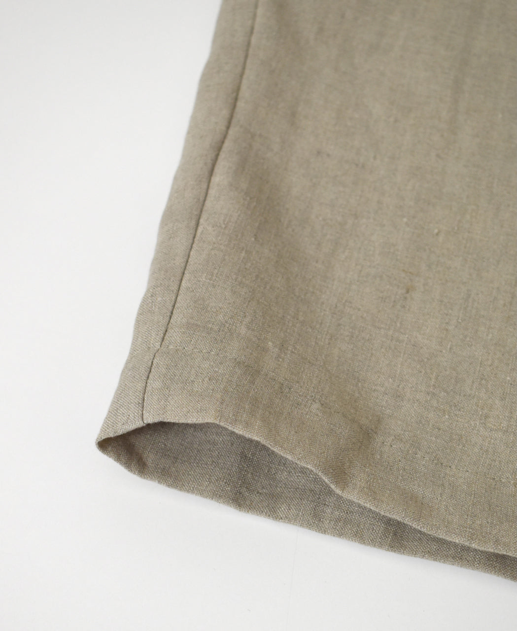 GNMDS2501FL 40s FRENCH LINEN DYED CANVAS 2TUCK TAPERED EASY PANTS