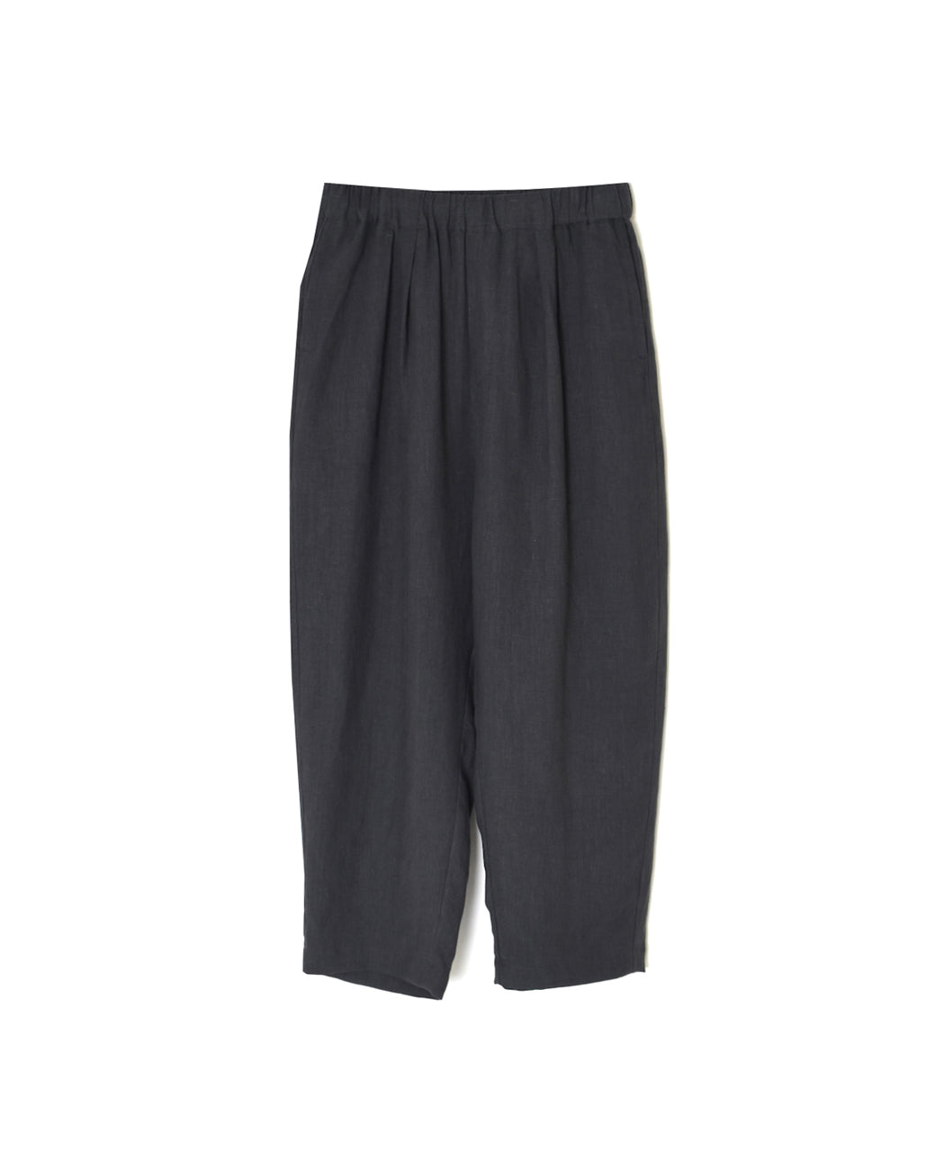 GNMDS2501FL 40s FRENCH LINEN DYED CANVAS 2TUCK TAPERED EASY PANTS