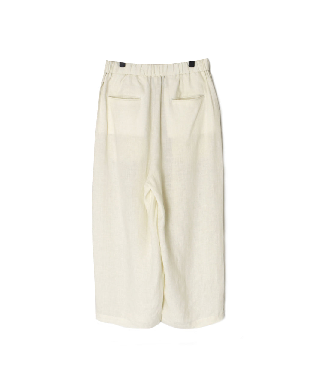 GNMDS2502FL 40s FRENCH LINEN DYED CANVAS 2TUCK WIDE EASY PANTS