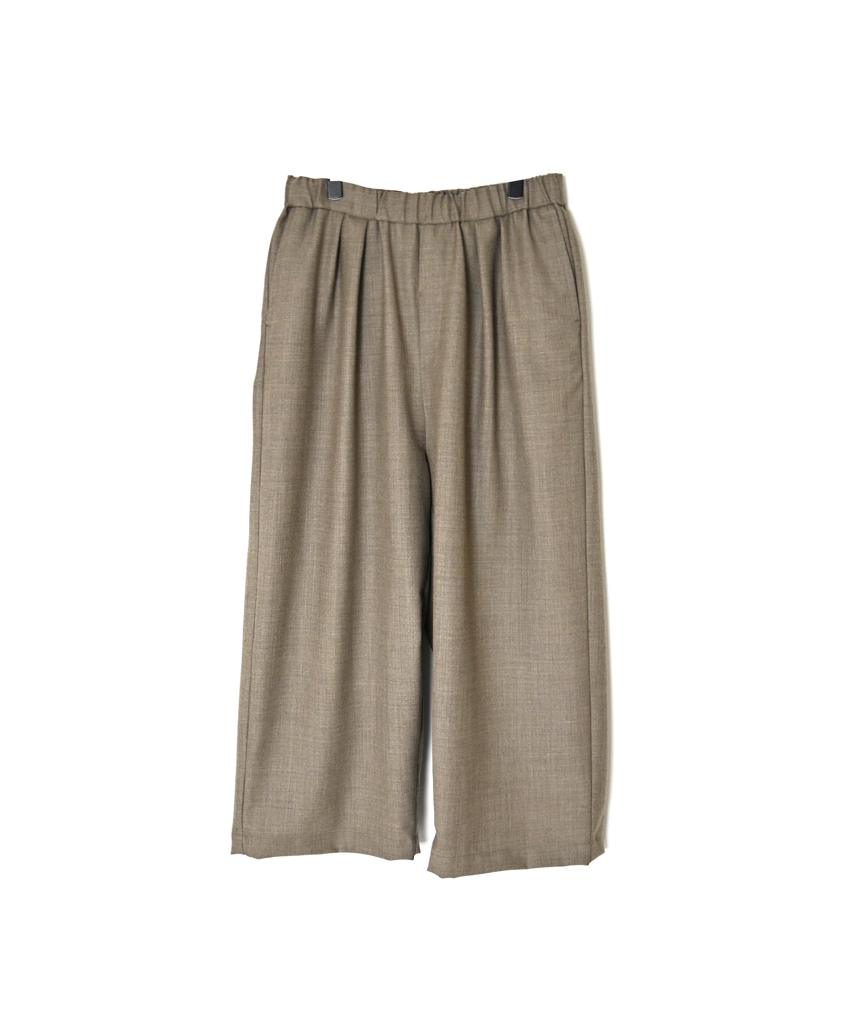 GNMDS2502WS WOOL SERGE 2TUCK WIDE EASY PANTS