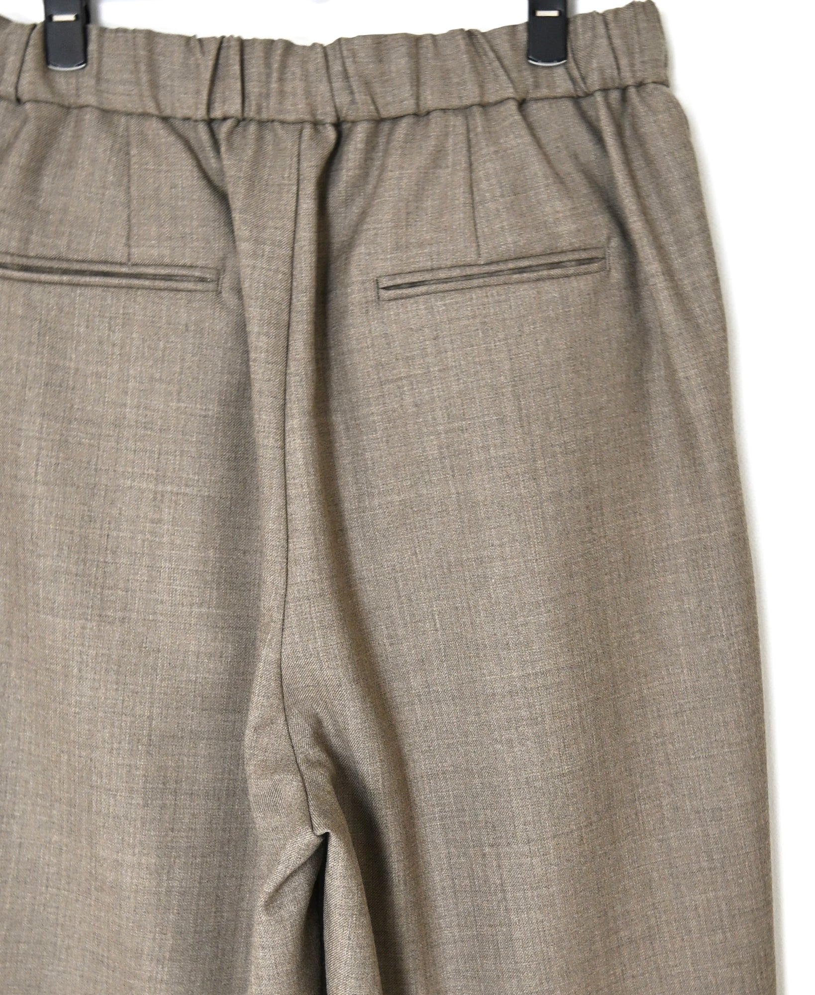 GNMDS2502WS WOOL SERGE 2TUCK WIDE EASY PANTS