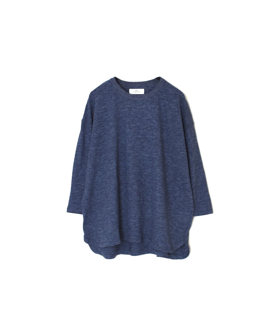 GNSL25041 SLUB VINTAGE CREW-NECK 3/4SL LONG SHIRT