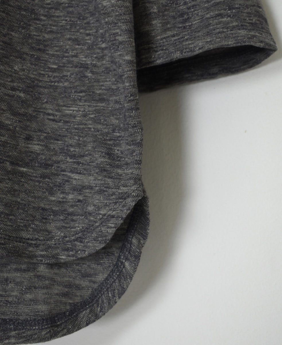 GNSL25041 SLUB VINTAGE CREW-NECK 3/4SL LONG SHIRT