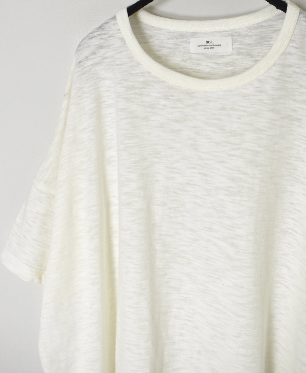 GNSL26001 SLUB VINTAGE CREW NECK T-SHIRTS