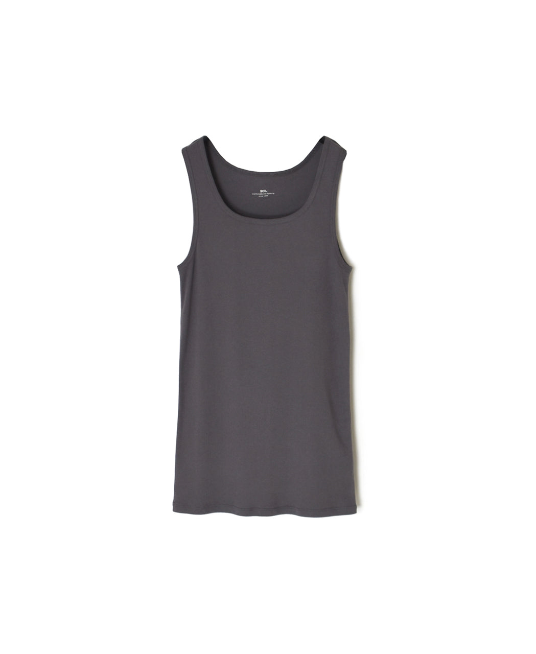 GNSL26021 40/1 RIB U-NECK TANK TOP