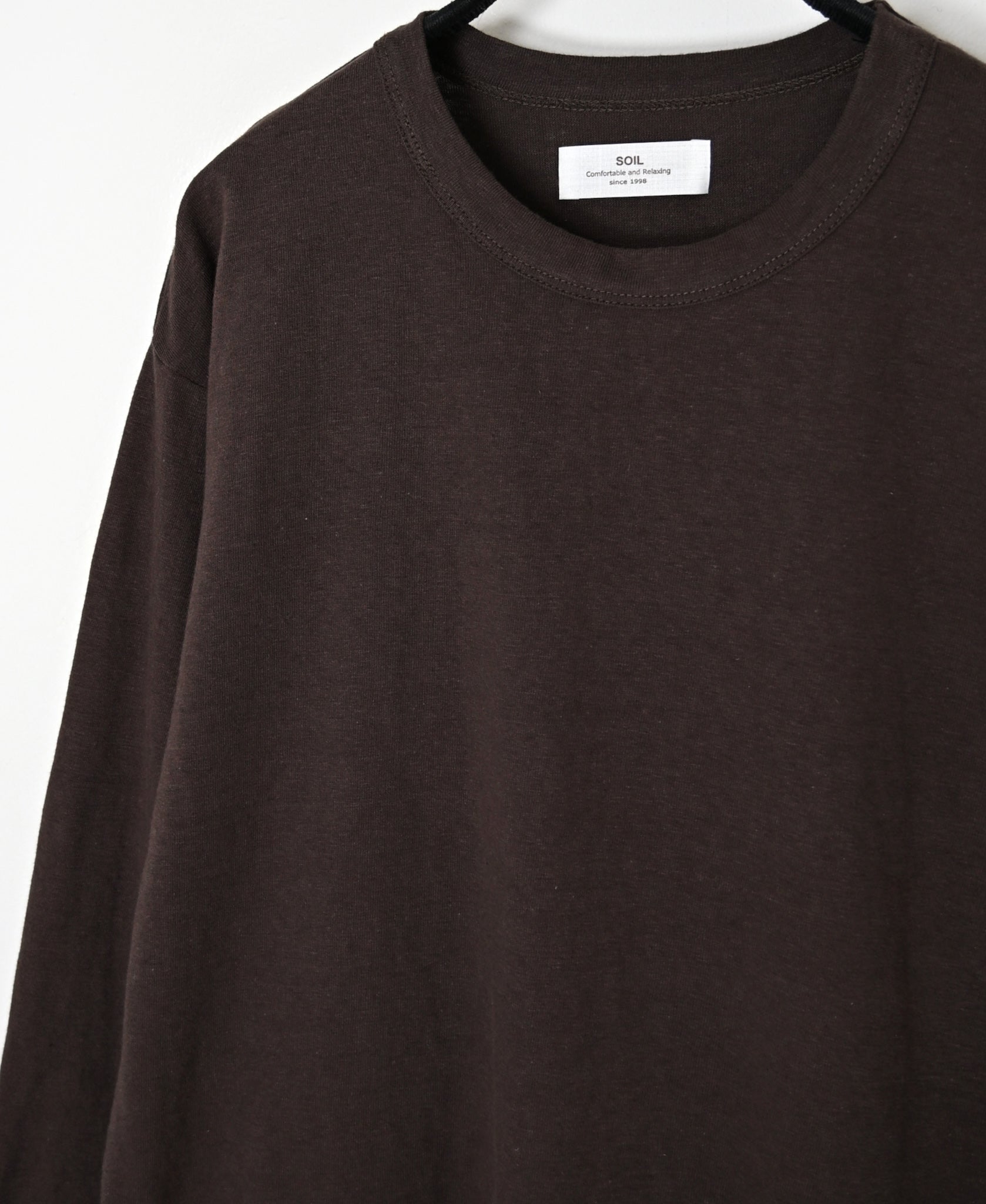 GNSL26511 COTTON SLUB SINGLE JERSEY CREW-NECK LONG/SL T-SHIRTS