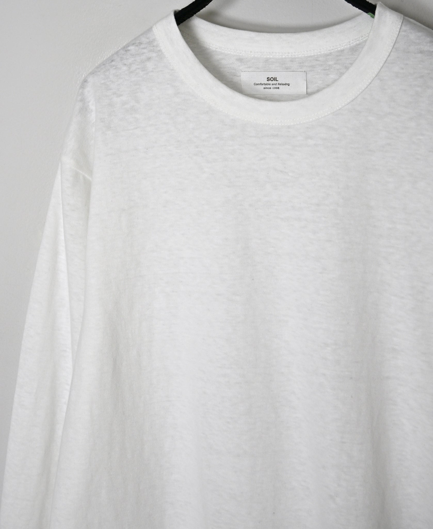 GNSL26511 COTTON SLUB SINGLE JERSEY CREW-NECK LONG/SL T-SHIRTS