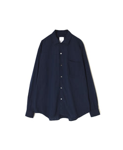 IMDSH2611H HANDWOVEN COTTON HAKEME OPEN COLLAR L/SL SHIRTS