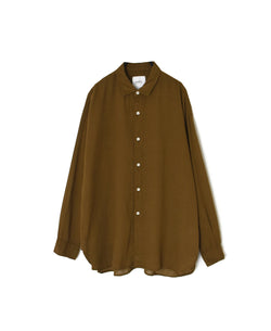 INAM2502G3D 30s GAUZE OVERDYE UTILITY REGULAR COLLAR SHIRT