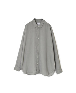 INAM2502G3D 30s GAUZE OVERDYE UTILITY REGULAR COLLAR SHIRT