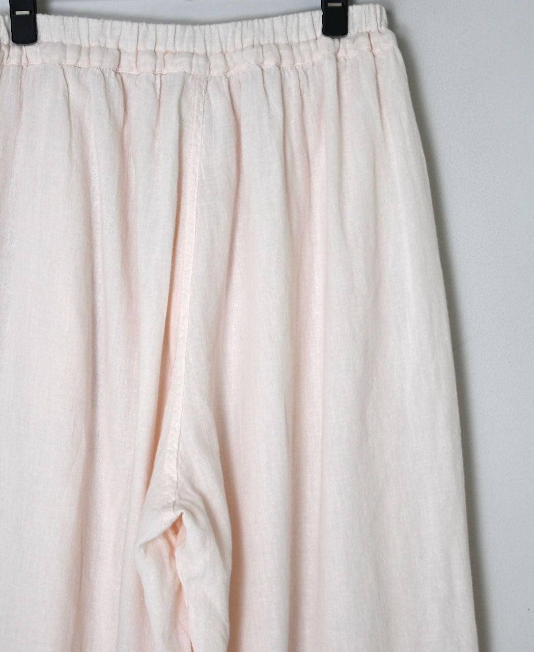 INAM2505G3D 30s GAUZE OVERDYE GATHERED EASY PANTS WITH LINING