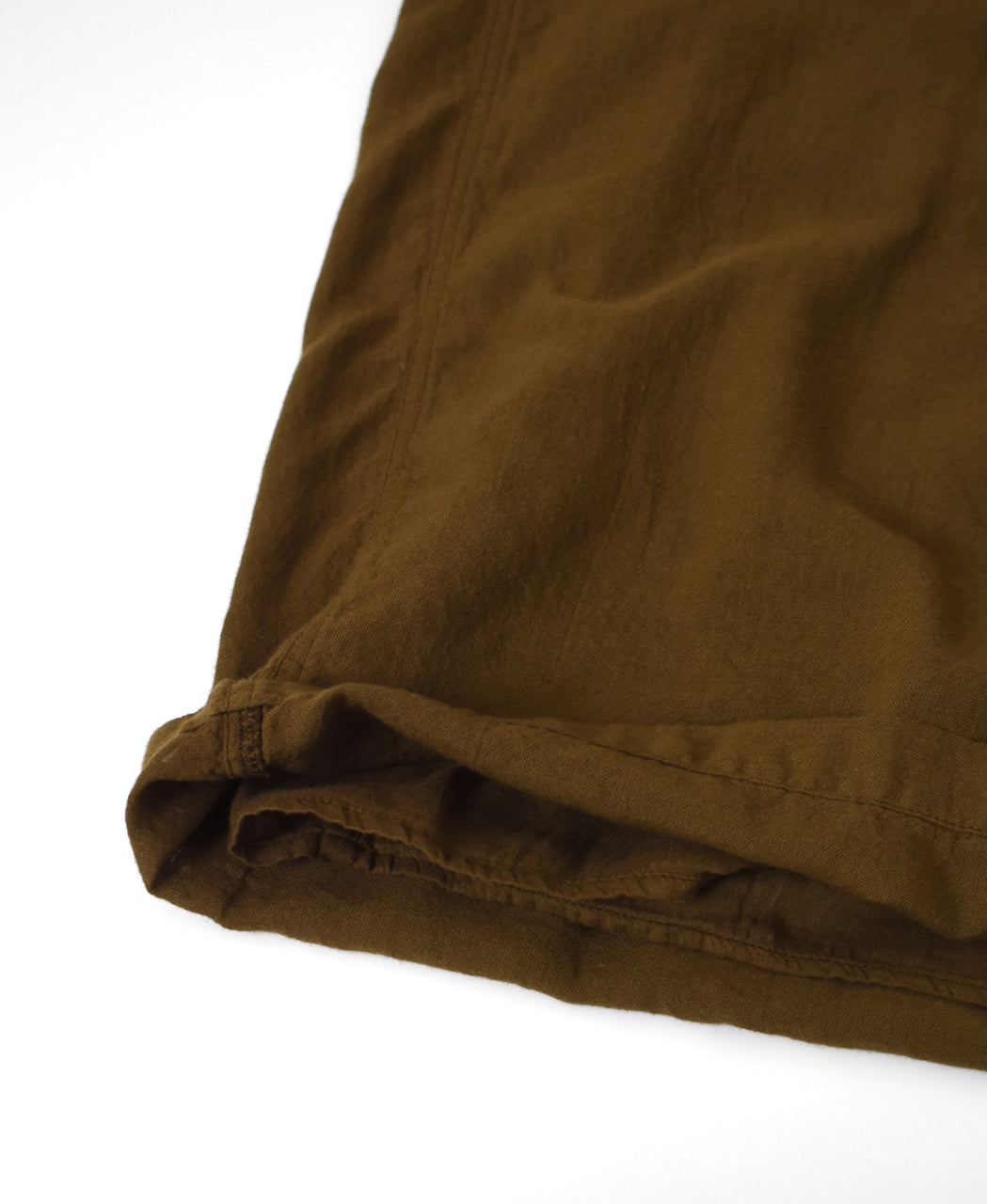 INAM2505G3D 30s GAUZE OVERDYE GATHERED EASY PANTS WITH LINING