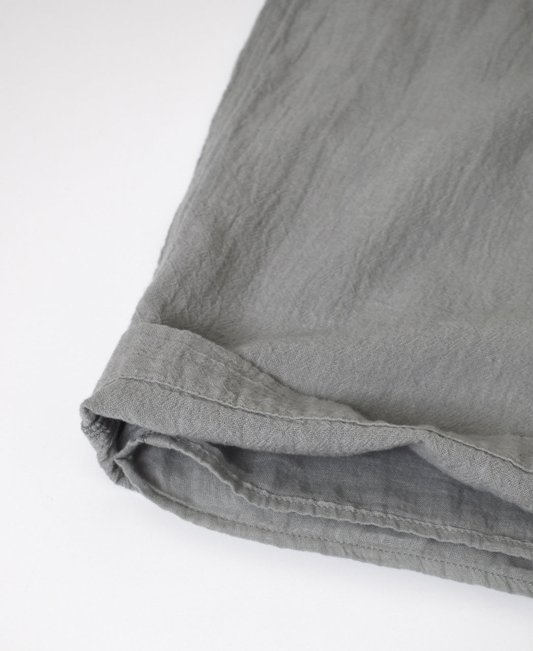 INAM2505G3D 30s GAUZE OVERDYE GATHERED EASY PANTS WITH LINING