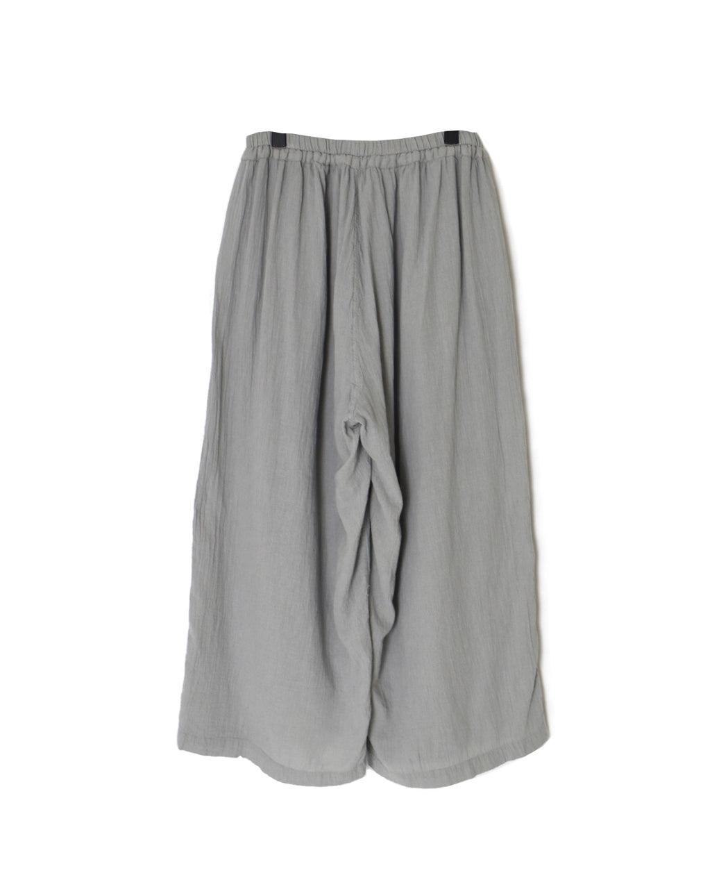 INAM2505G3D 30s GAUZE OVERDYE GATHERED EASY PANTS WITH LINING