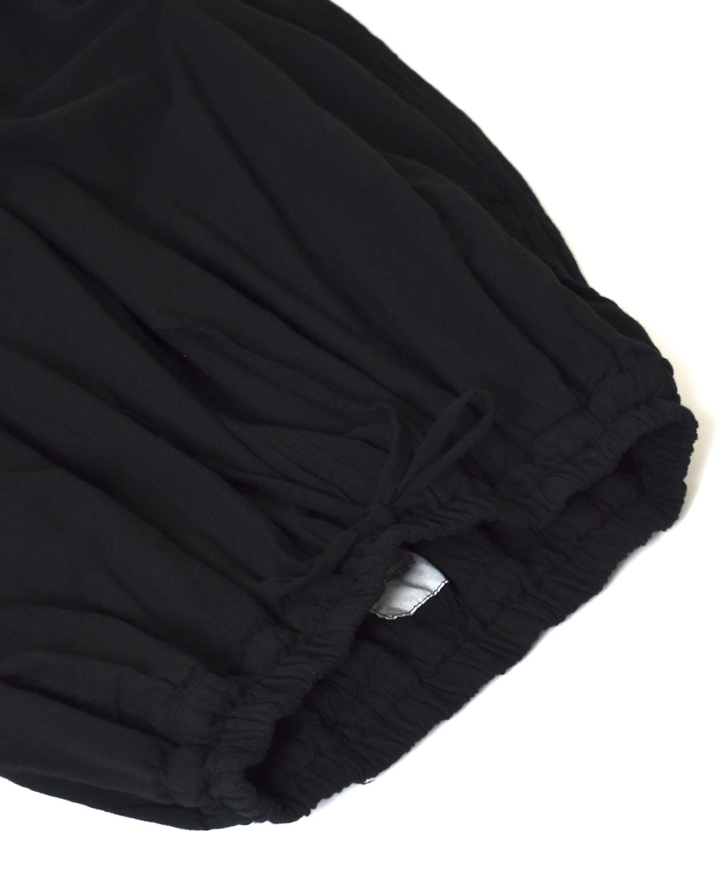 INAM2505G3D 30s GAUZE OVERDYE GATHERED EASY PANTS WITH LINING