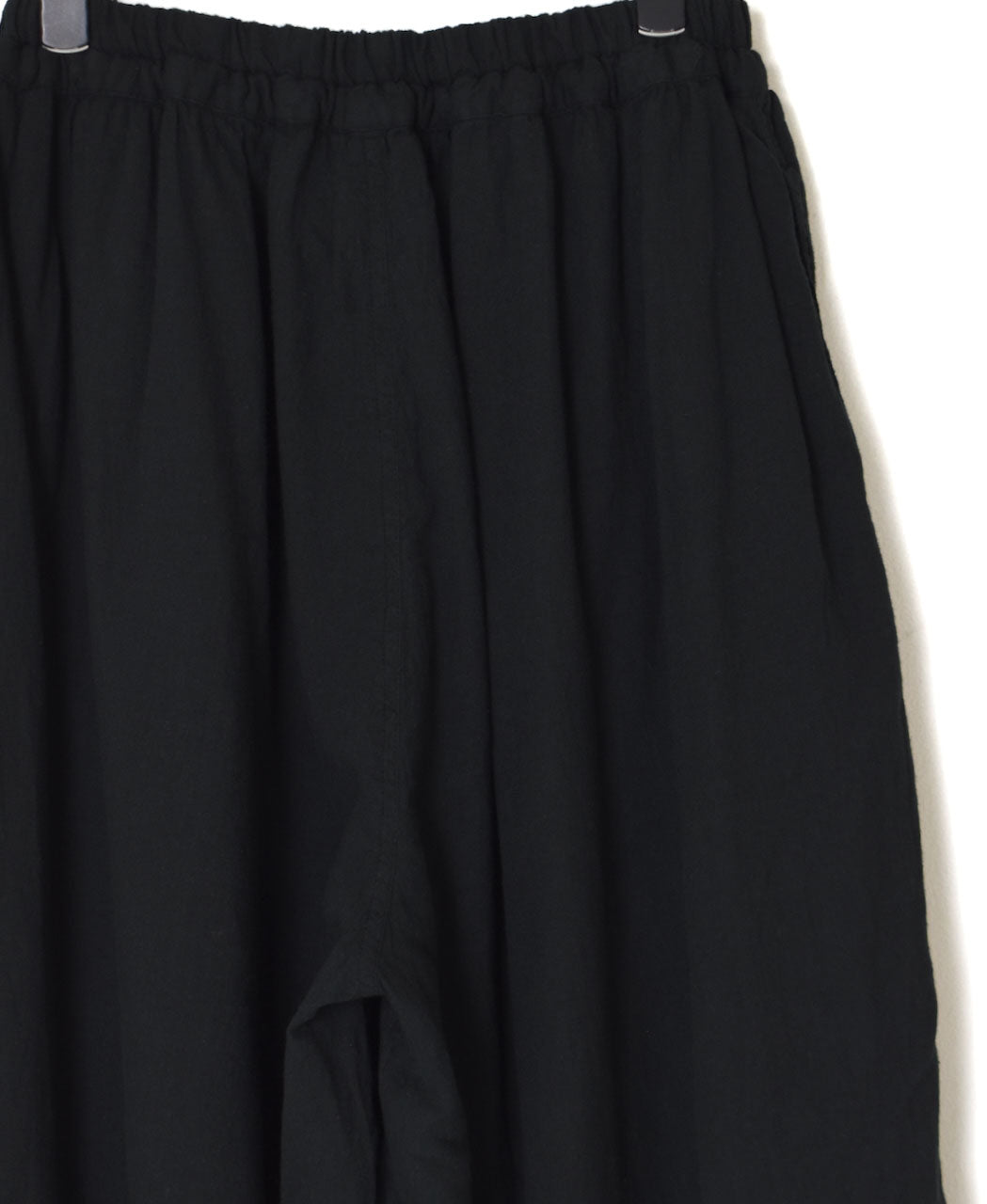 INAM2505G3D 30s GAUZE OVERDYE GATHERED EASY PANTS WITH LINING