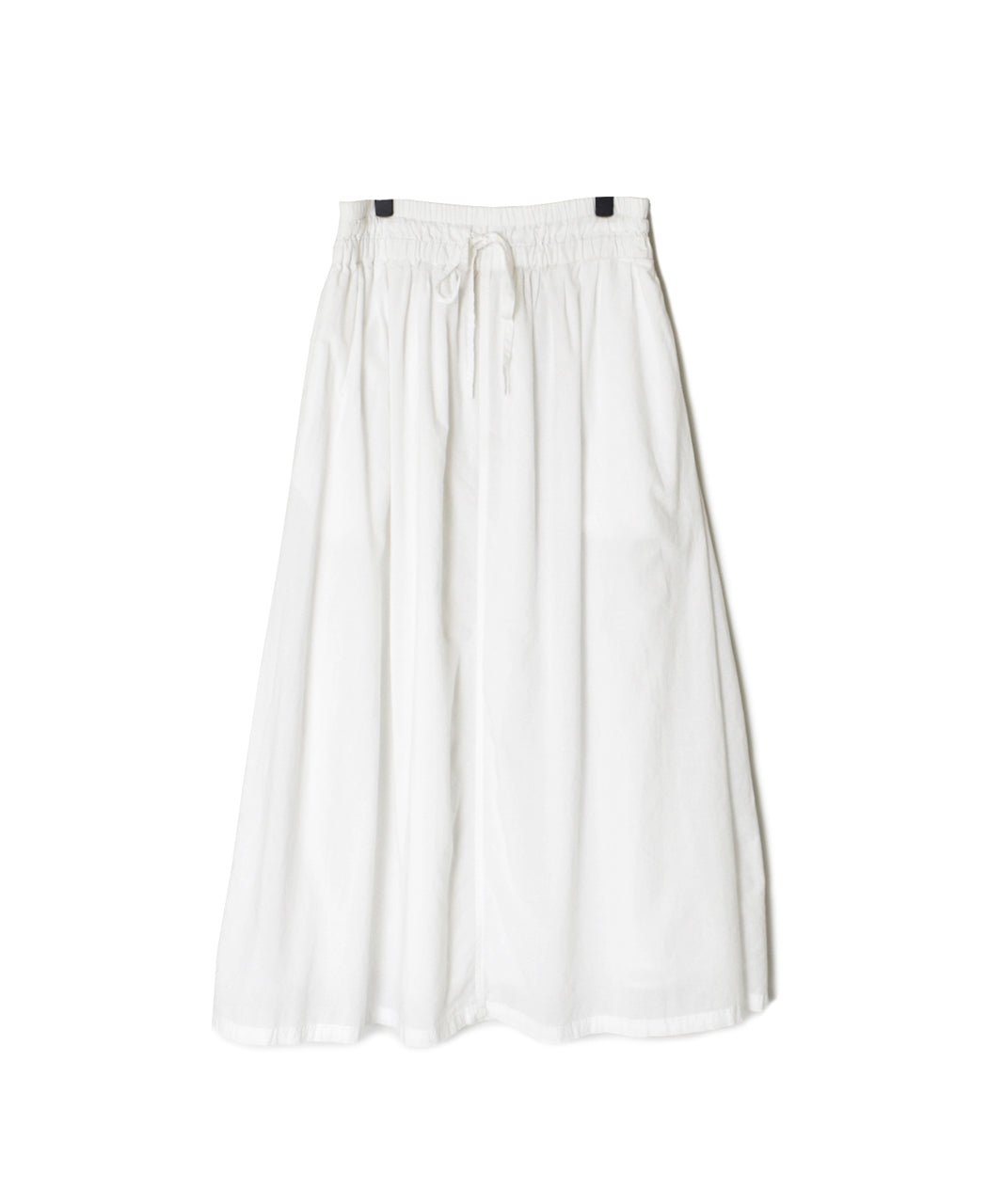 INAM2624 60s COTTON LAWN WASH PLEATED EASY SKIRT WITH LINING
