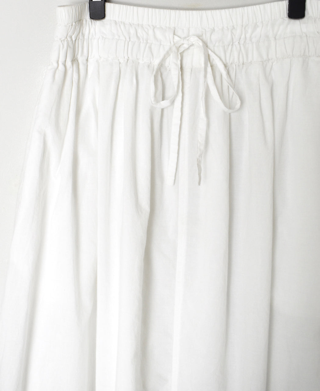 INAM2624 60s COTTON LAWN WASH PLEATED EASY SKIRT WITH LINING