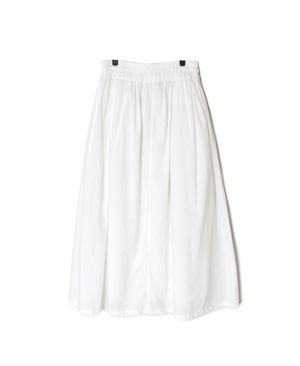 INAM2624 60s COTTON LAWN WASH PLEATED EASY SKIRT WITH LINING