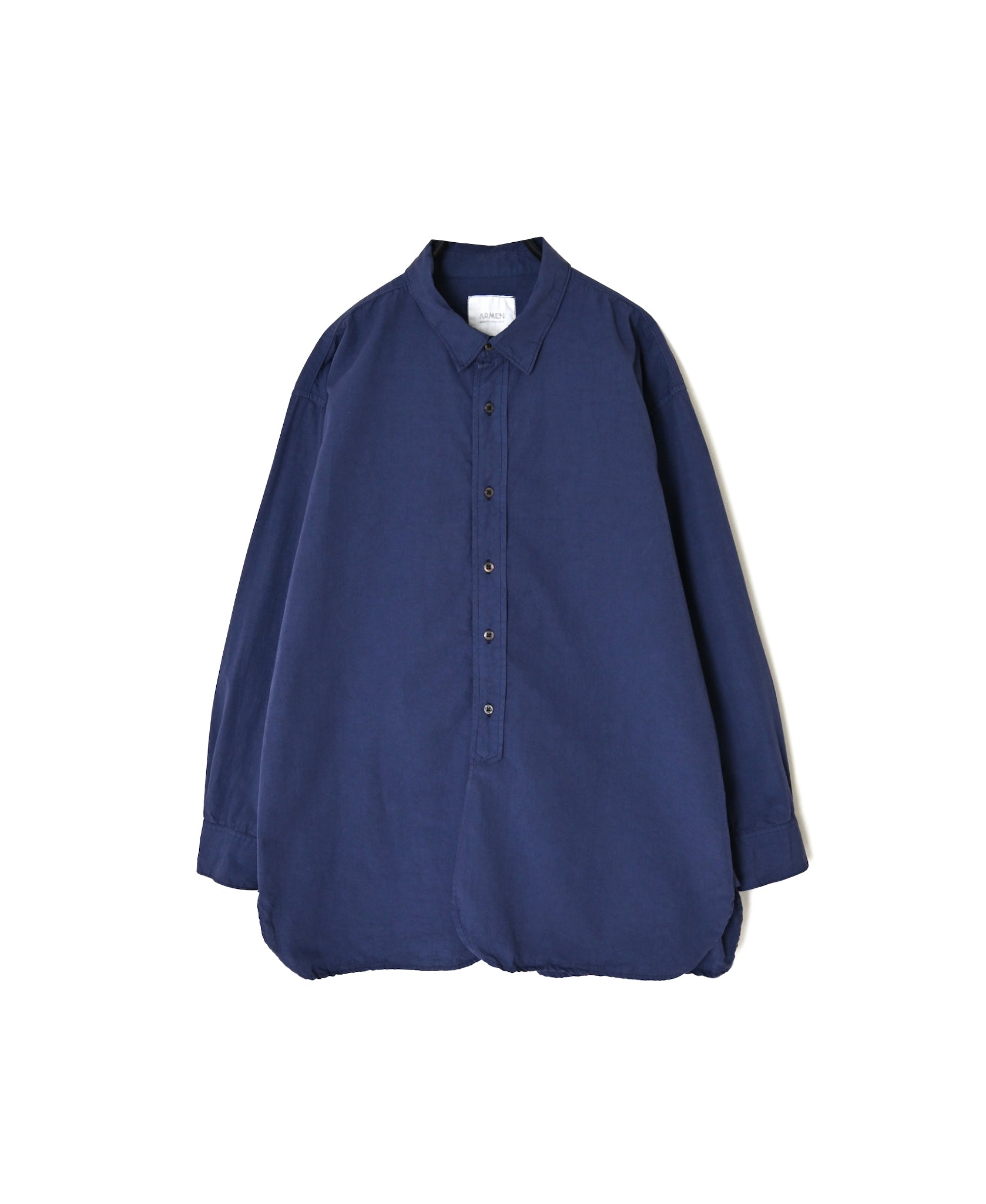 INAM2651PD 40s POPLIN OVERDYE UTILITY REGULAR COLLAR SHIRT