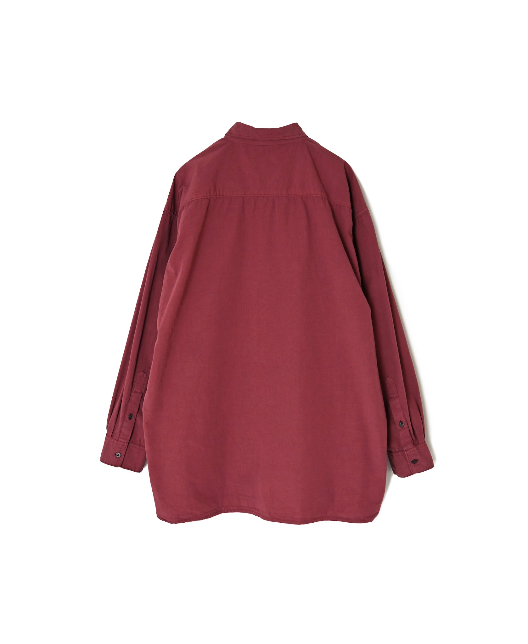 INAM2651PD 40s POPLIN OVERDYE UTILITY REGULAR COLLAR SHIRT