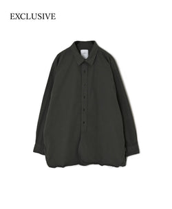 INAM2651PD 40s POPLIN OVERDYE UTILITY REGULAR COLLAR SHIRT