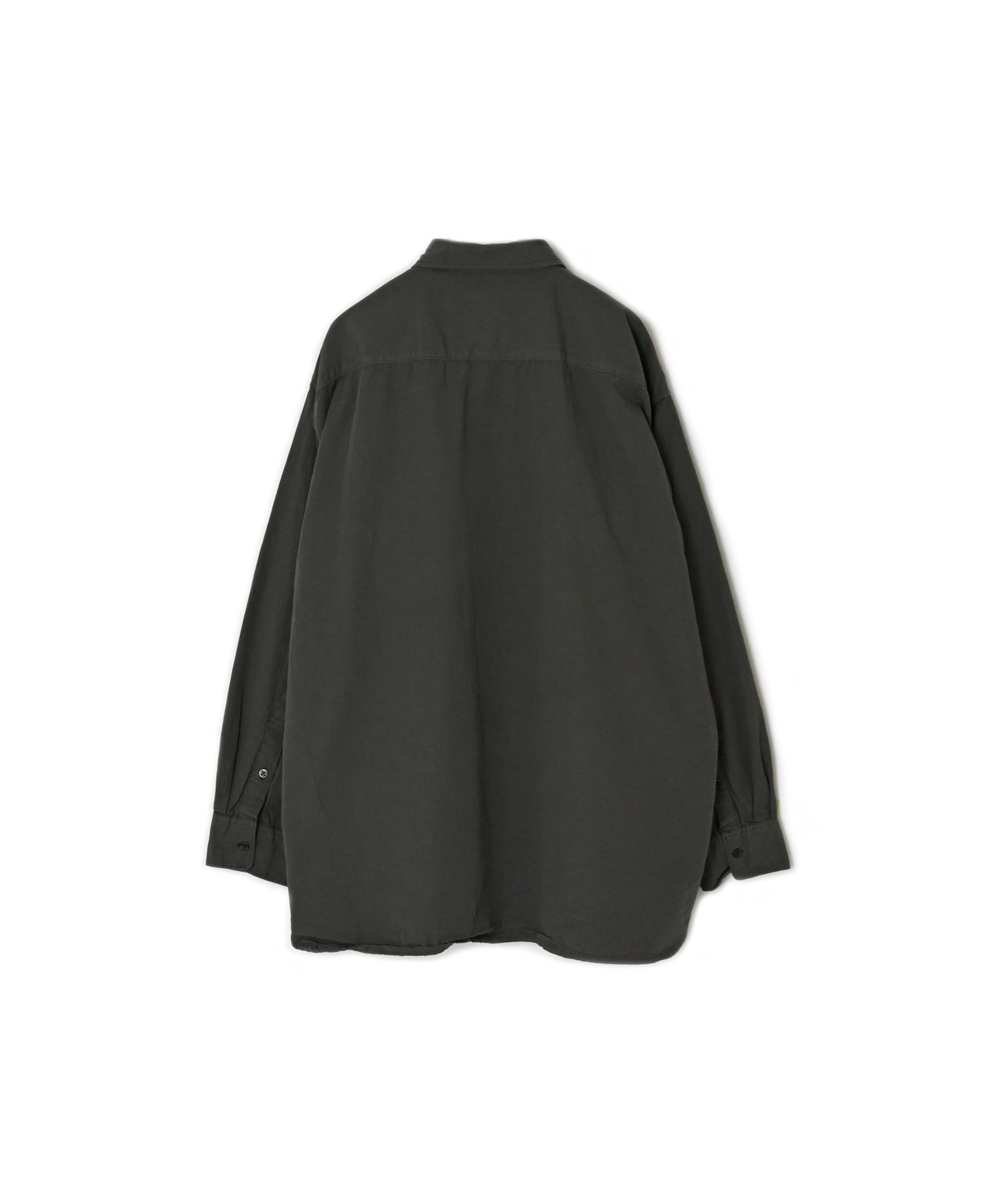 INAM2651PD 40s POPLIN OVERDYE UTILITY REGULAR COLLAR SHIRT