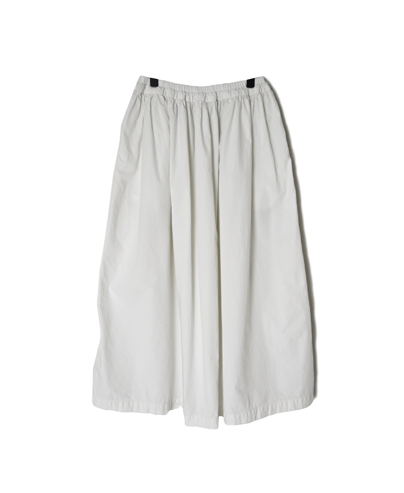 INAM2654PD 40s POPLIN OVERDYE EASY GATHERED SKIRT