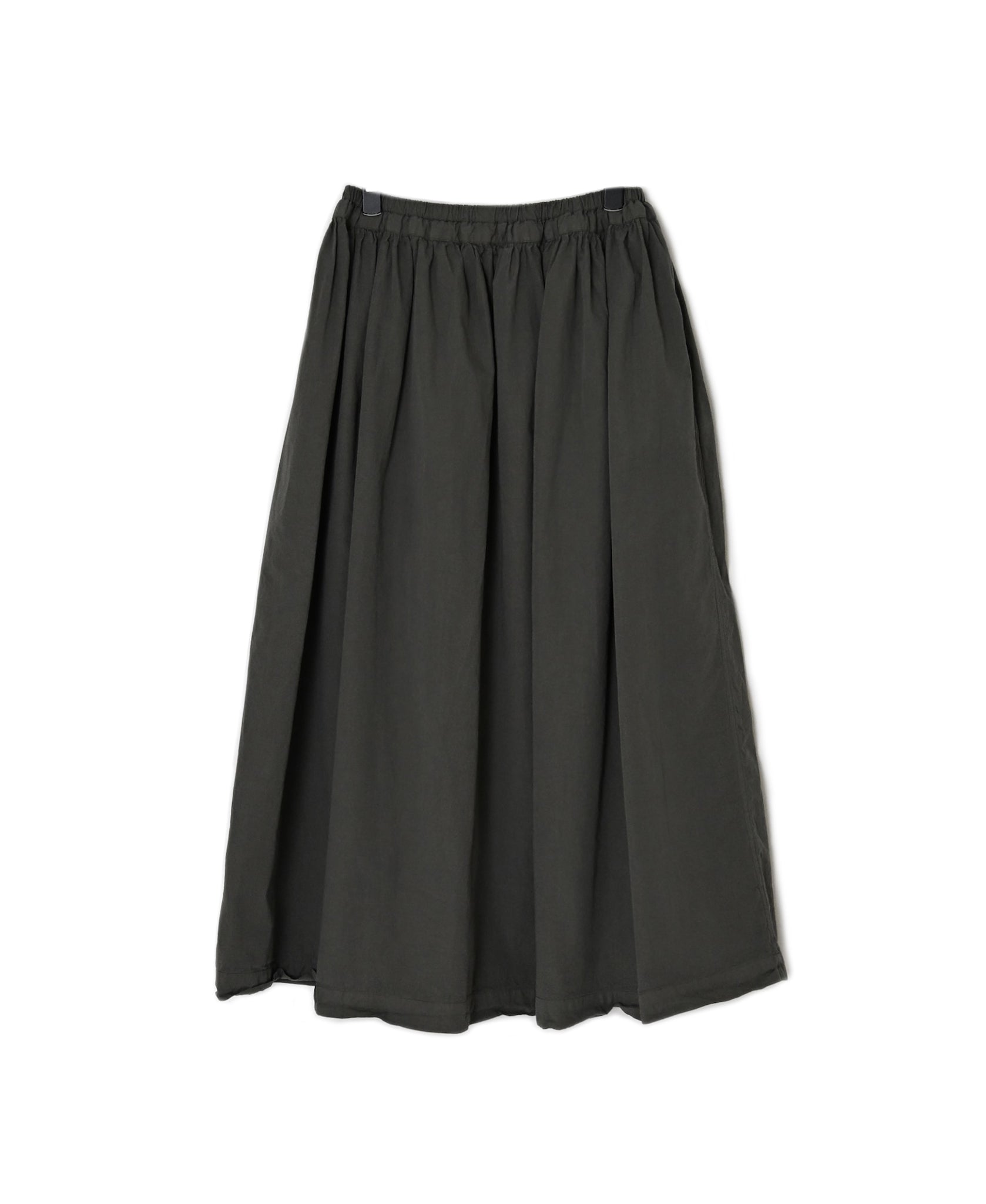 INAM2654PD 40s POPLIN OVERDYE EASY GATHERED SKIRT
