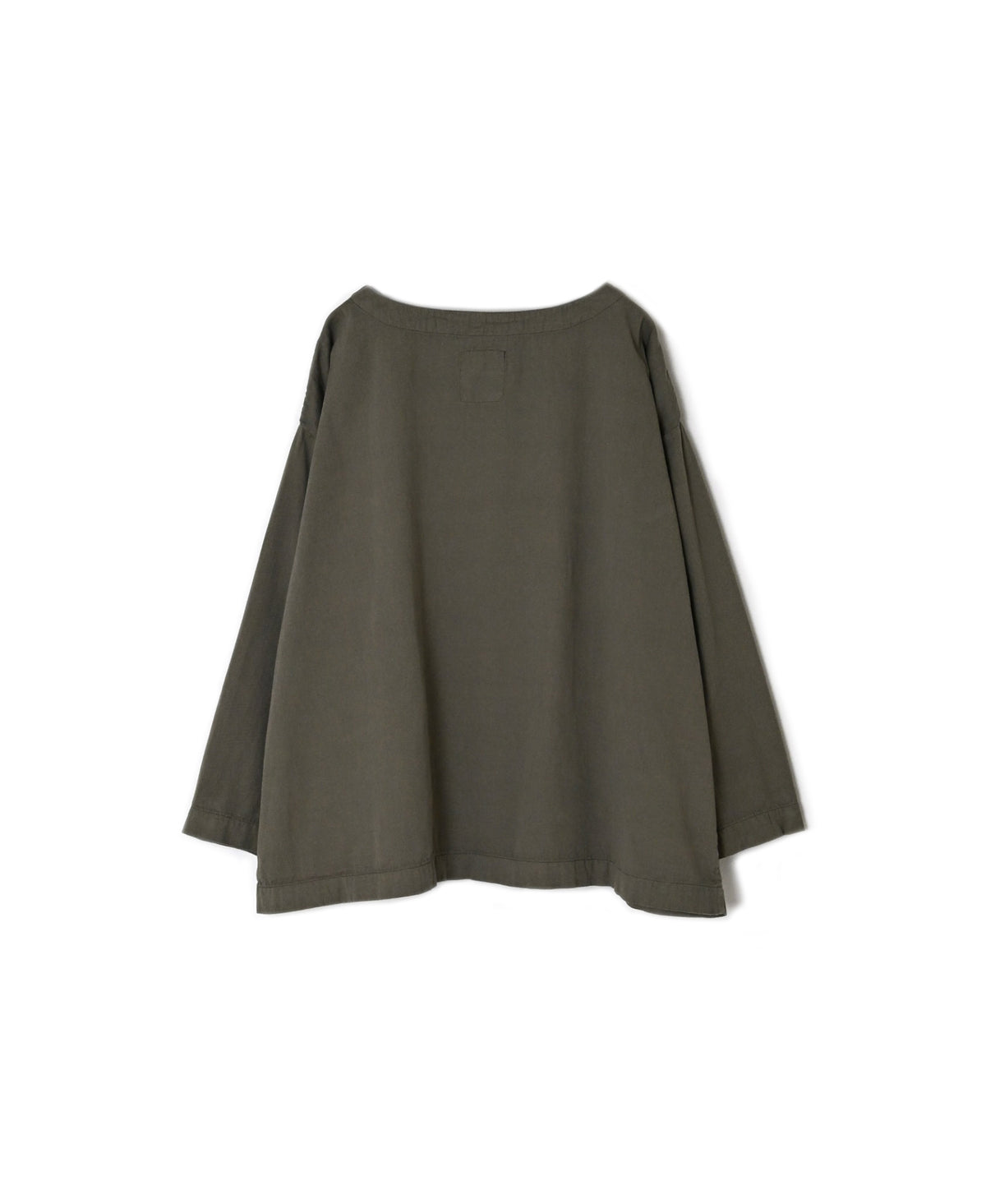 INAM2661TD 30s COTTON TWILL OVERDYE BOAT NECK SMOCK