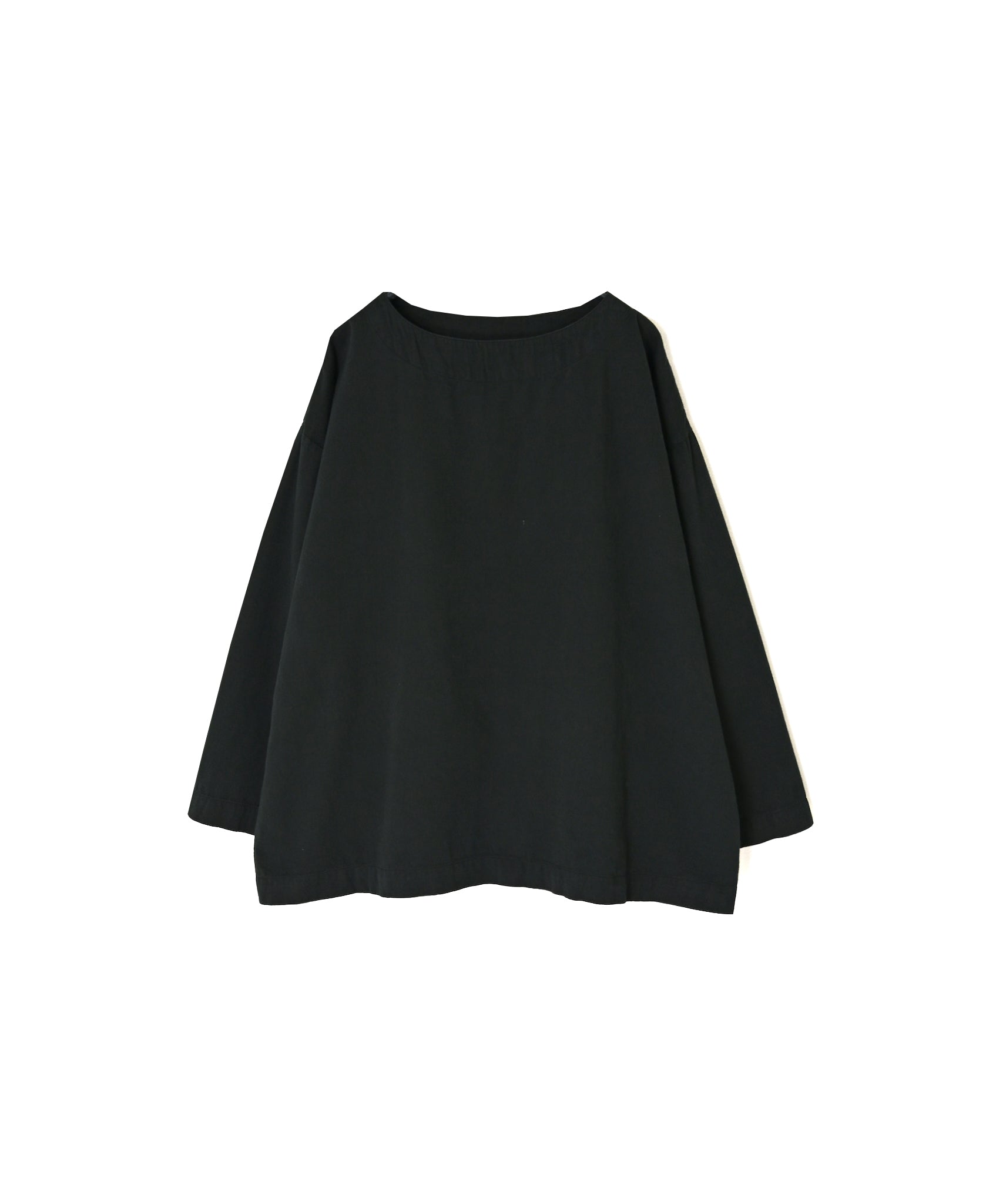 INAM2661TD 30s COTTON TWILL OVERDYE BOAT NECK SMOCK